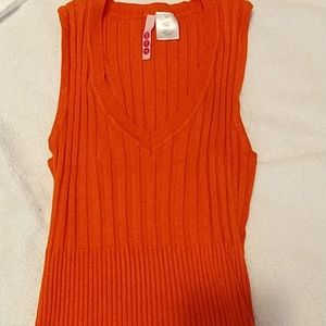 Orange tank top